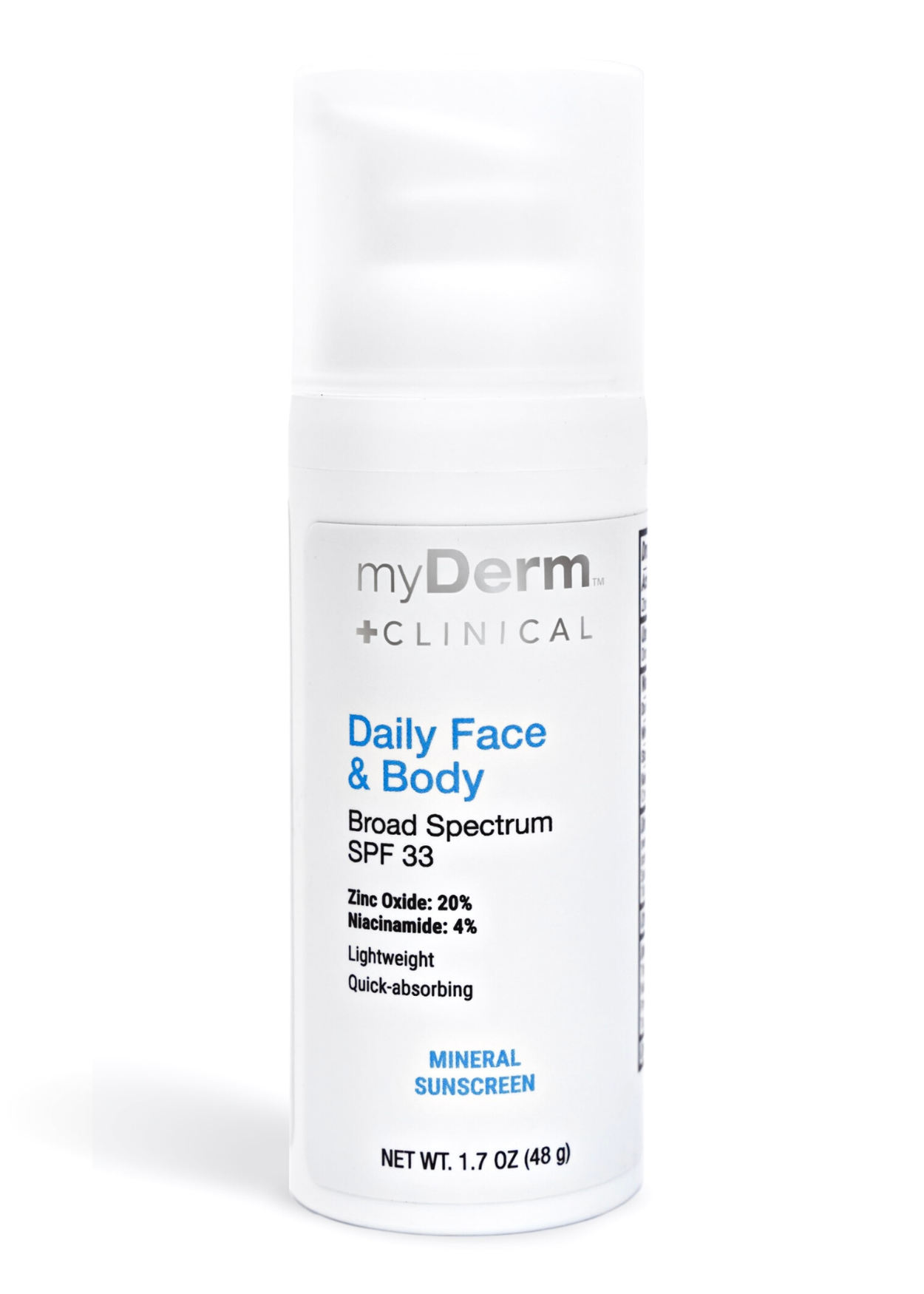 Daily Face & Body Mineral SPF 33 Clinical Sunscreen